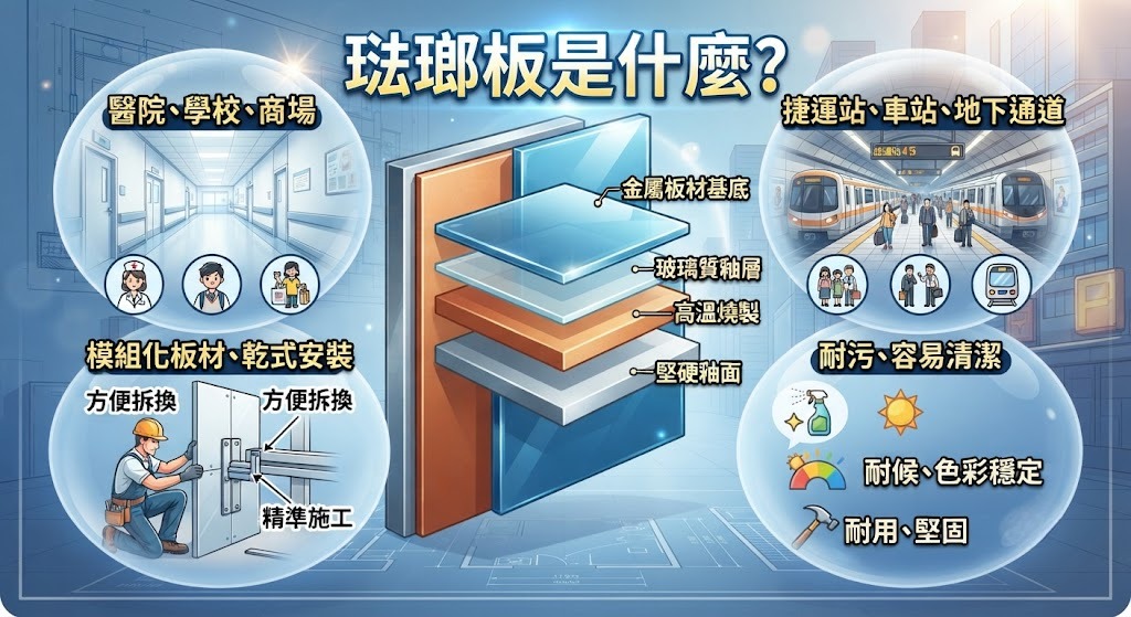 琺瑯板是什麼？從材質特色、應用場所到施工選擇完整指南