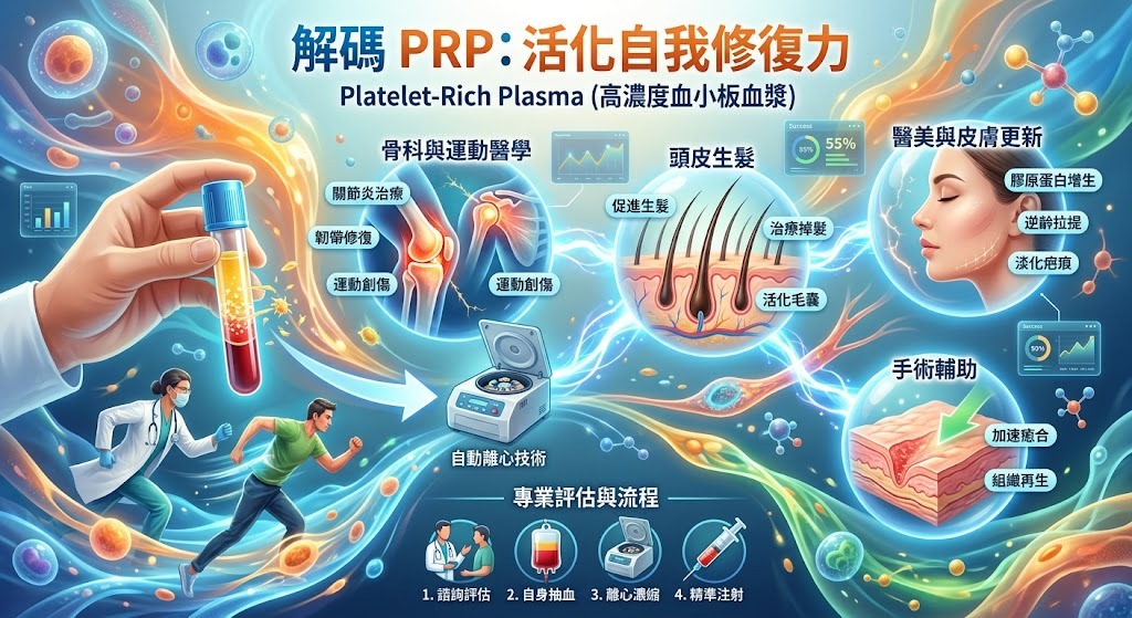 PRP是什麼?原理、流程、用途、適合族群與注意事項完整指南