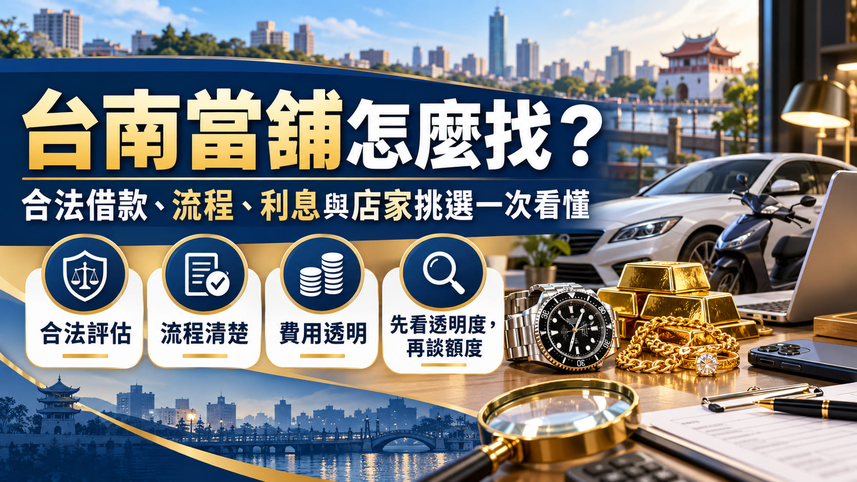 台南當舖怎麼找?從合法借款、流程、利息到店家挑選一次看懂