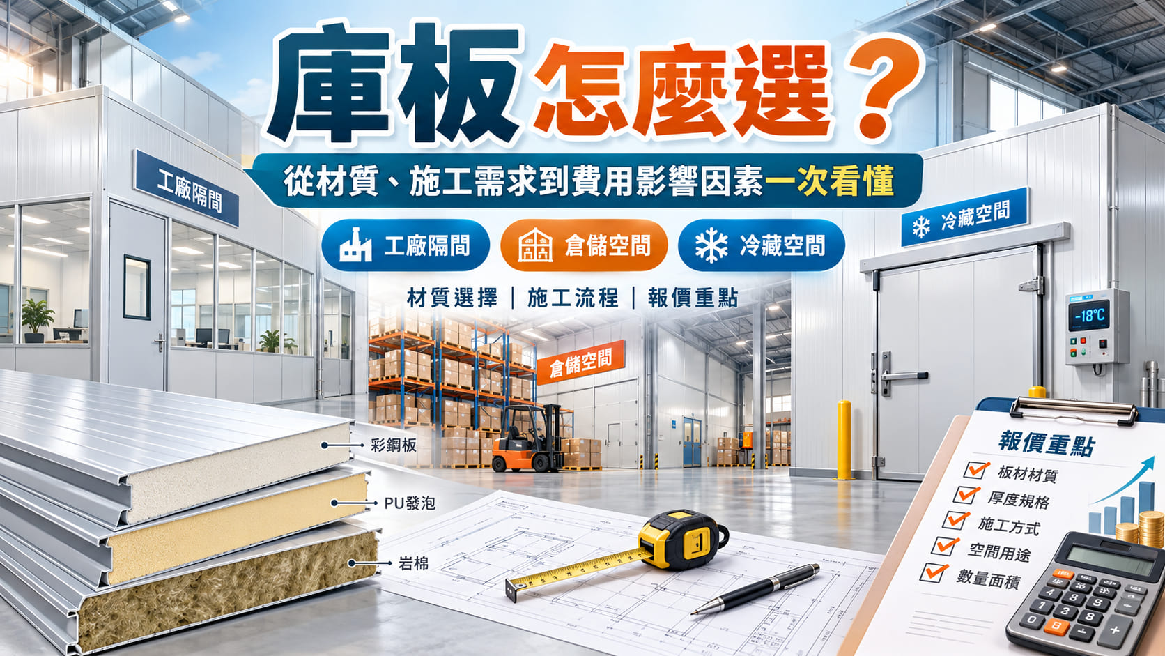 庫板怎麼選？從材質、施工需求到費用影響因素一次看懂